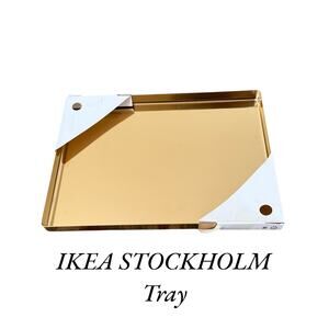 IKEA STOCKHOLM 2025 Brass Color Tray 11" x 8"